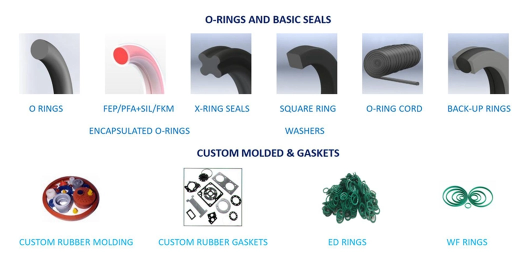 Manufacturers Customize Various Size Wear Oil Resistant Oring Seal Rubber O-Ring O Rings